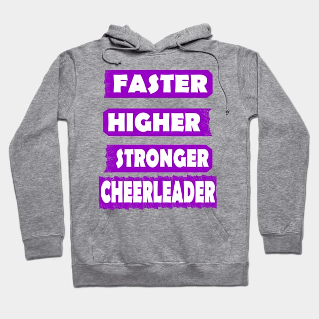 Cheerleader Sport Girls Squads Endurance Saying Hoodie by FindYourFavouriteDesign